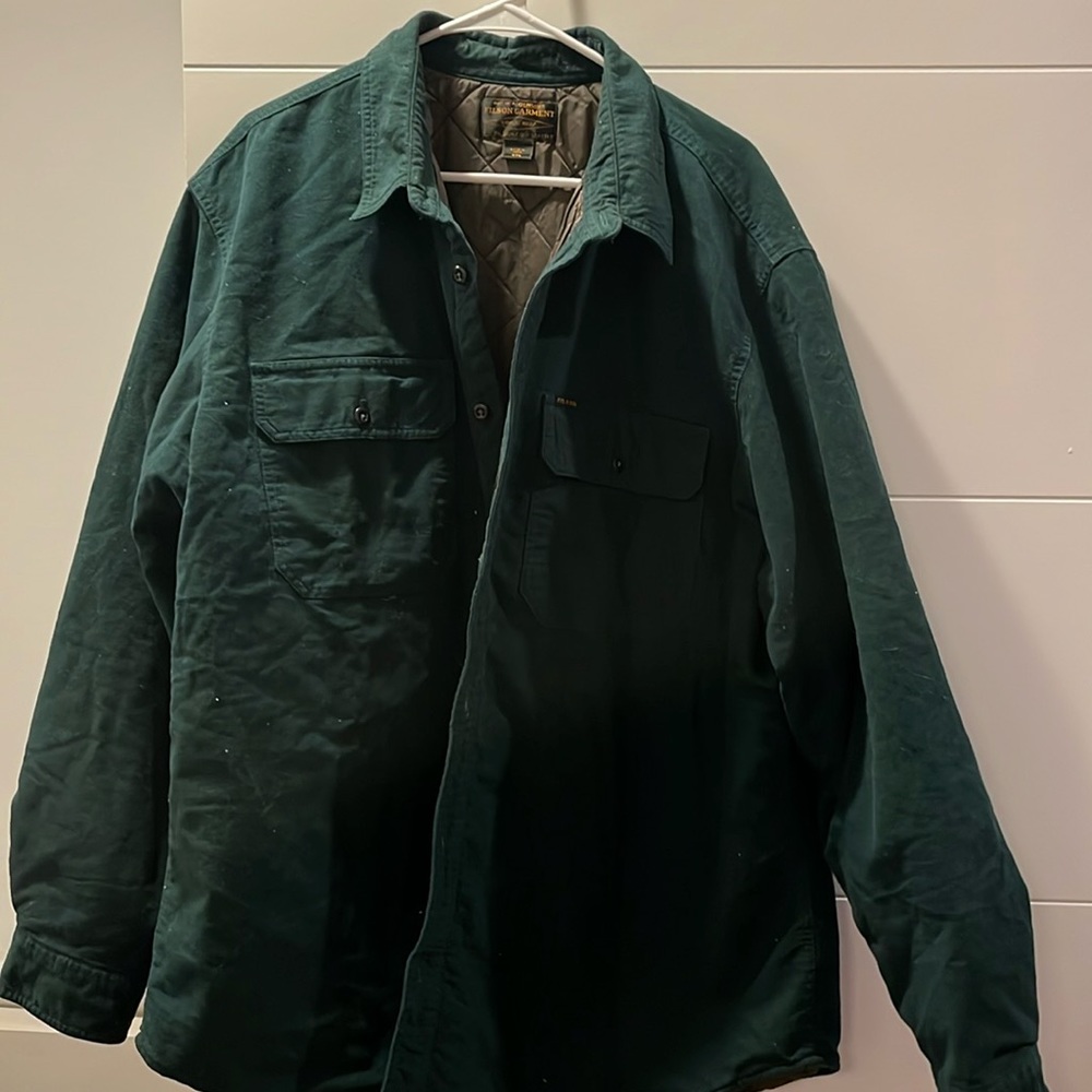 Filson Insulated Jack-Shirt, Dark Forest Green